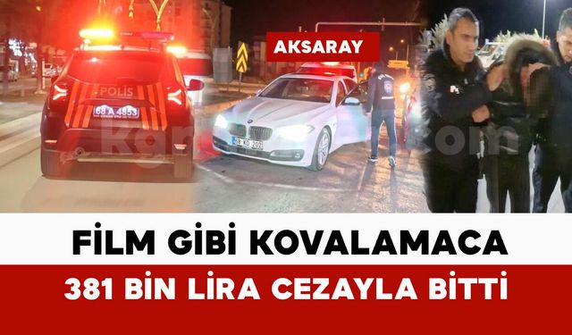 Çocuk sürücü ile polisin kovalamacası 381 bin lira cezayla bitti
