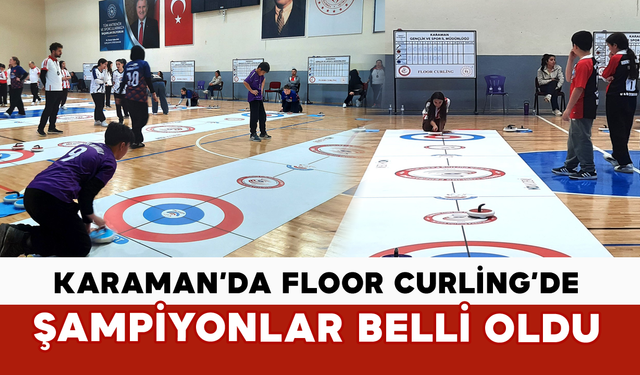 Karaman’da Floor Curling’de Şampiyonlar Belli Oldu