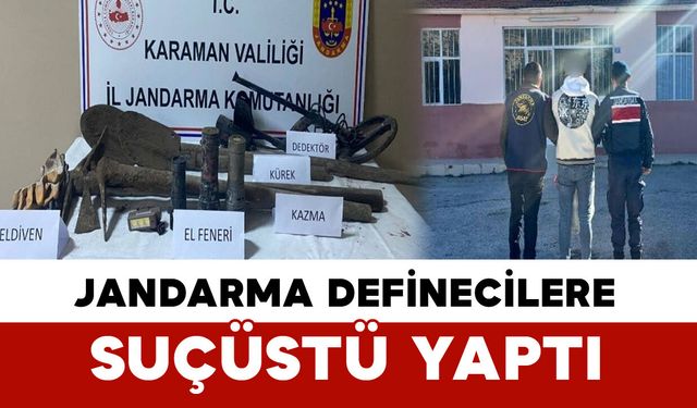Karaman’da Jandarma 45 şüpheliyi yakaladı