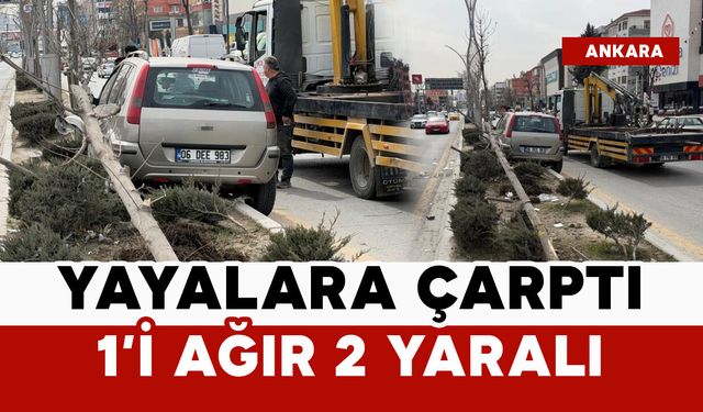 Yayalara çarptı: 1'i ağır, 2 yaralı