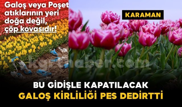 Galoş kirliliği pes dedirtti: "Tarlayı kapatmak zorunda kalacağız"