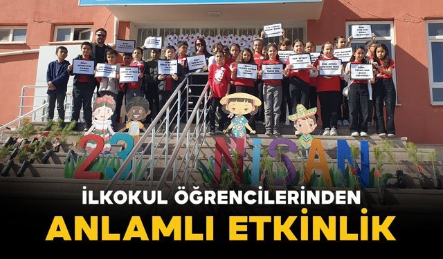 Karaman’da öğrencilerden anlamlı etkinlik