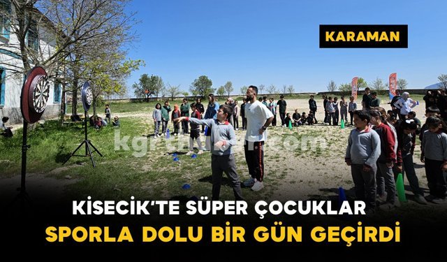 Kisecik’te “Süper Çocuklar” Pistte Coştu: Sporla Dolu Bir Gün Yaşandı