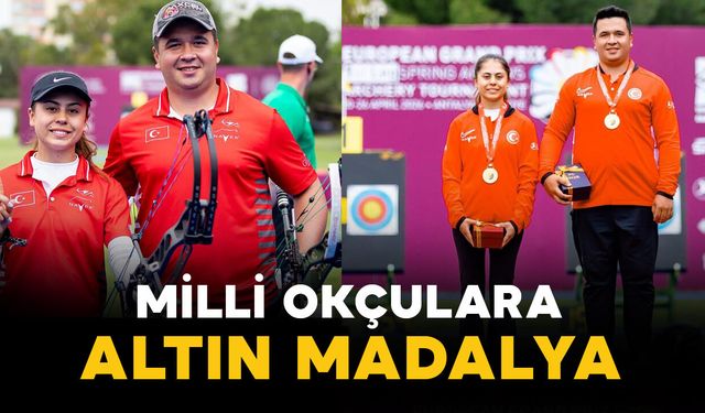 Milli okçulara altın madalya