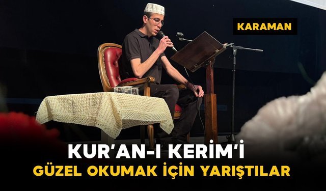 Öğrenciler Kur’an-ı Kerim’i Güzel Okumak İçin Yarıştı