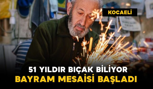 51 yıldır bıçak biliyor: Kurban Bayramı mesaisine başladı