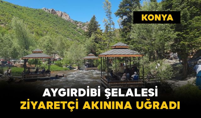 Aygırdibi Şelalesi ziyaretçi akınına uğradı