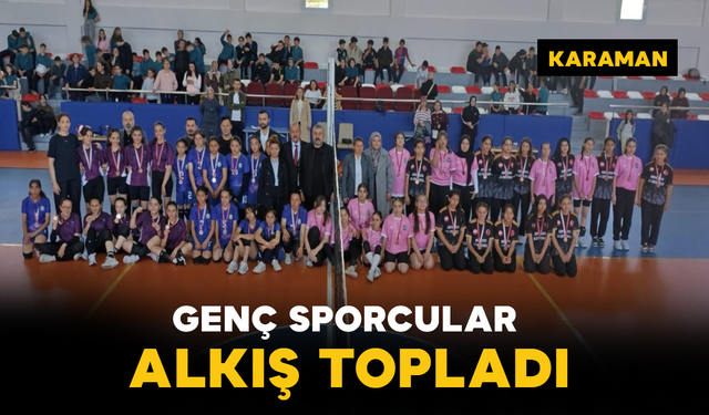 Ermenek’te Genç Sporcular Alkış Topladı