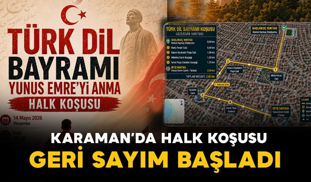 Karaman'da halk koşusu düzenlenecek