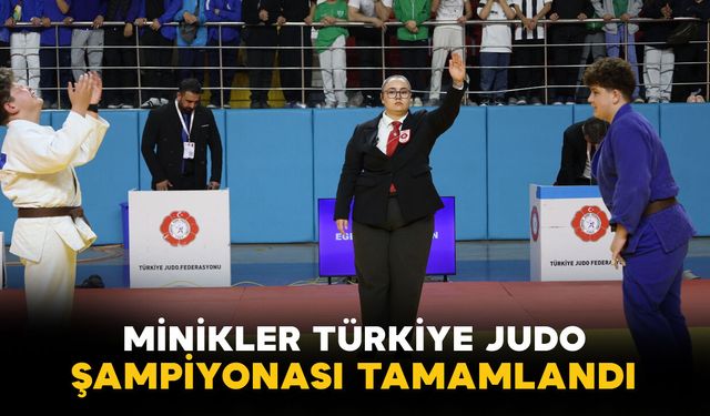 Karaman’da Minikler Türkiye Judo Şampiyonası Tamamlandı