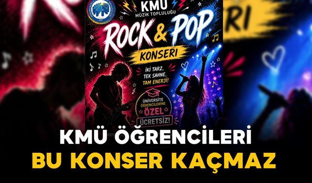 KMÜ öğrencilerinin heyecanla beklediği konser için geri sayım başladı