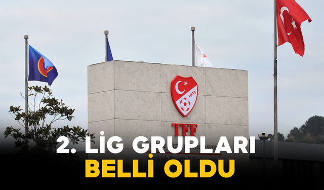 2. Lig Grupları Belli Oldu