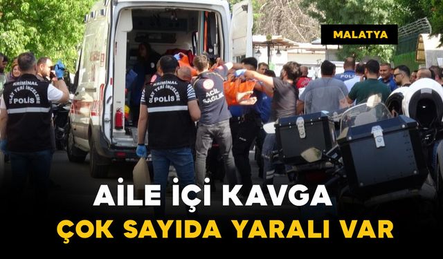 Aile içi kavga: çok sayıda yaralı var