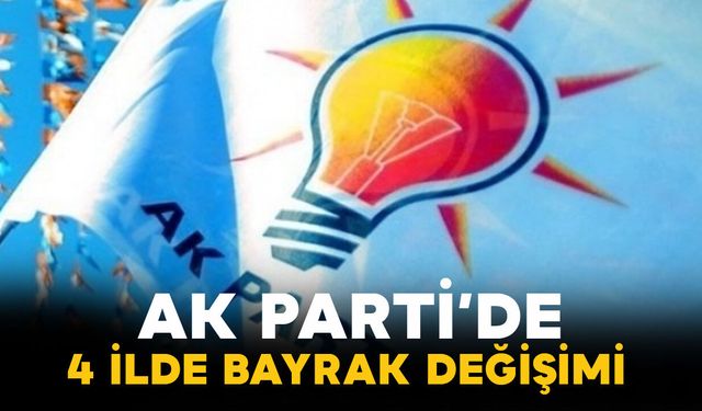 AK Parti’de 4 İlde İl Başkanlığı Değişimi: Adana, Diyarbakır, Giresun ve Siirt’te Yeni Süreç