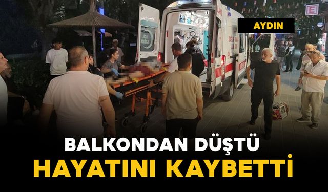 Balkondan düştü: yaşlı adam hayatını kaybetti