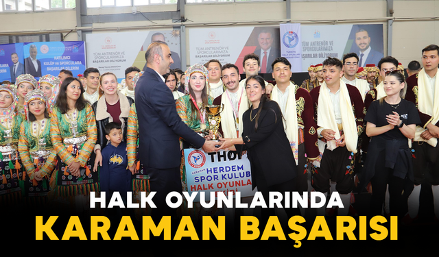 Halk Oyunlarında Karaman Başarısı