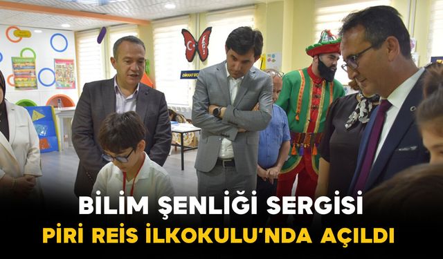 Harezmi Eğitim Modeli Bilim Şenliği Sergisi Piri Reis İlkokulu’nda Açıldı