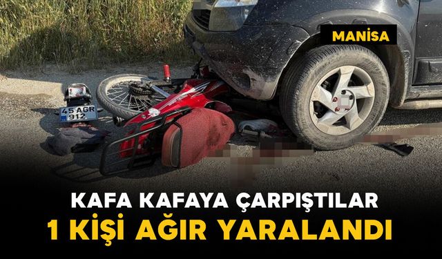 Kafa kafaya çarpıştılar: 1 ağır yaralı