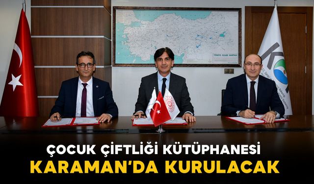 KOP Desteğiyle Karaman’da ‘Anadolu KOP Çocuk Çiftliği Kütüphanesi’  Kurulacak
