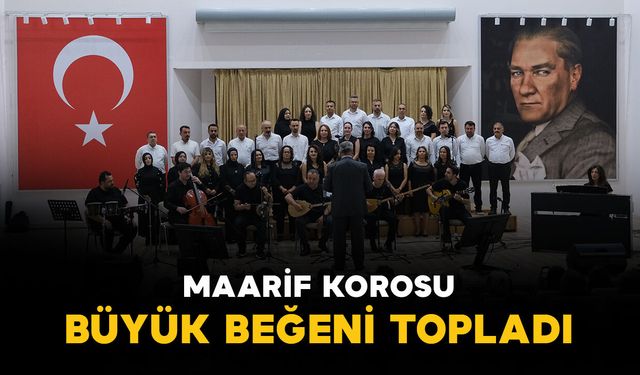 Maarif Halk Dansları Ekibi ve Korosu izleyenleri hayran bıraktı