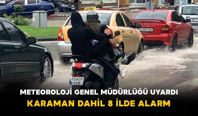 Meteoroloji Genel Müdürlüğü uyardı: 8 ilde gök gürültülü sağanak bekleniyor