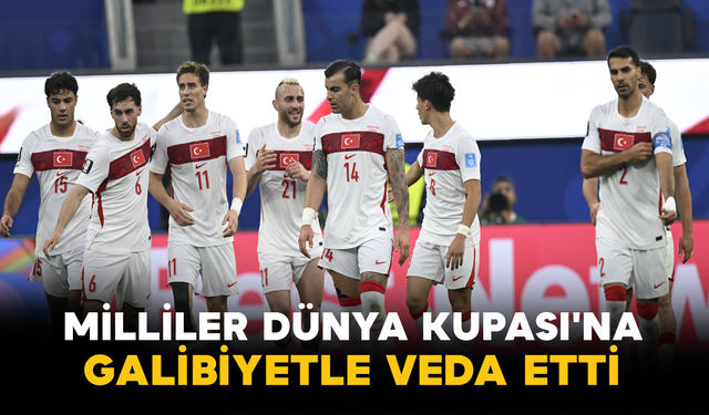 Milliler Dünya Kupası'na Galibiyetle Veda Etti