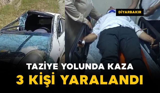 Taziye yolunda kaza: 3 yaralı