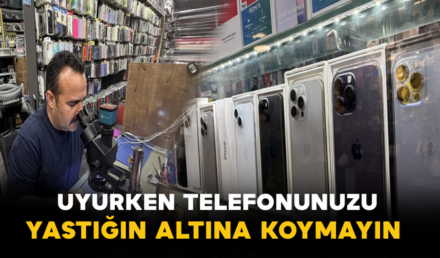 Uyurken Telefonunuzu Yastığın Altına Koymayın