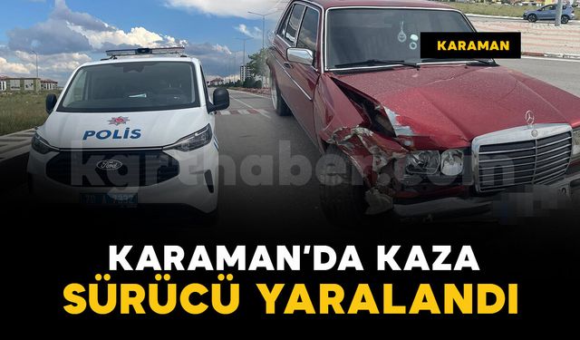 Yolcu minibüsü ile otomobil çarpıştı: 1 yaralı