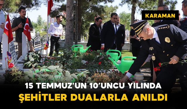 15 Temmuz’un 10’uncu Yılında Şehitler Dualarla Anıldı