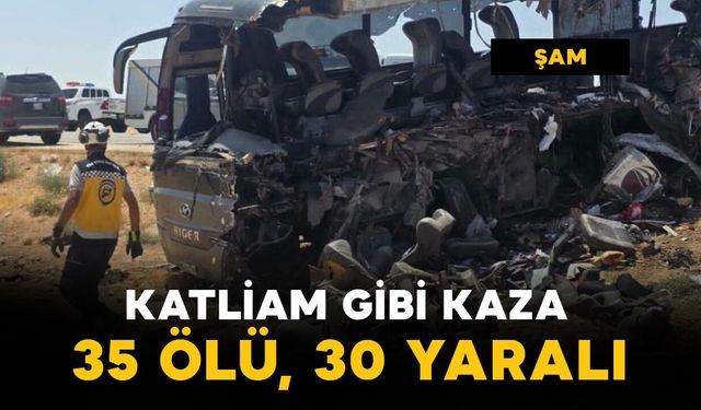 2 otobüs kafa kafaya çarpıştı: 35 ölü, 30 yaralı