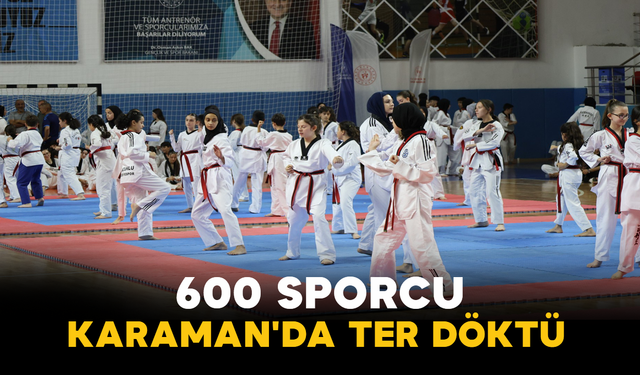 600 Sporcu Karaman'da Ter Döktü