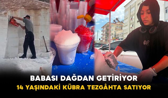 Babası Dağdan Getiriyor: 14 Yaşındaki Kübra Tezgâhta Satıyor