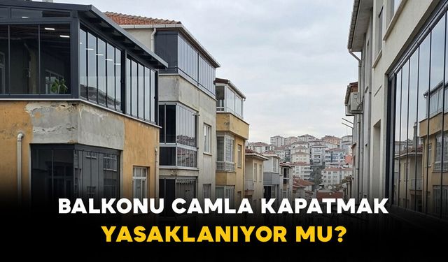 Balkonu Camla Kapatmak Yasaklanıyor mu?