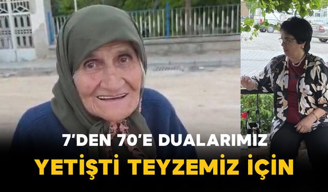 Dualarımız Yetişti Teyze İçin