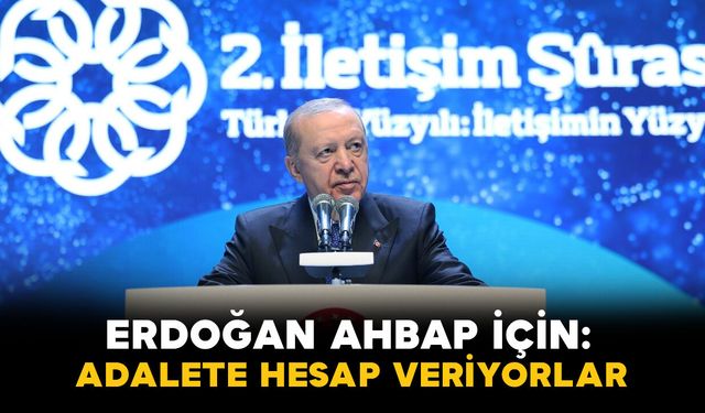 Erdoğan: Fırsatçılık Yapanlar Bugün Adalete Hesap Veriyor