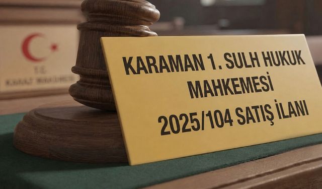 KARAMAN’DA 2 TARLA İCRADAN SATIŞA ÇIKARILDI