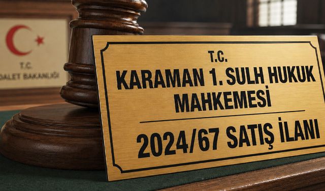 KARAMAN MERKEZDE TAŞINMAZIN SATIŞI İLANI