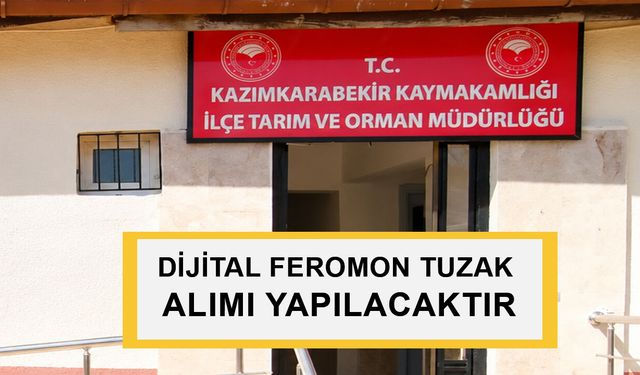 DİJİTAL FEROMON TUZAK ALIMI YAPILACAKTIR