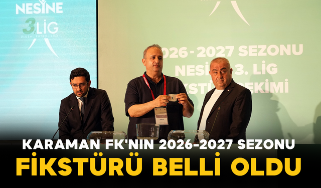Karaman FK'nın 2026-2027 Sezonu Fikstürü Belli Oldu