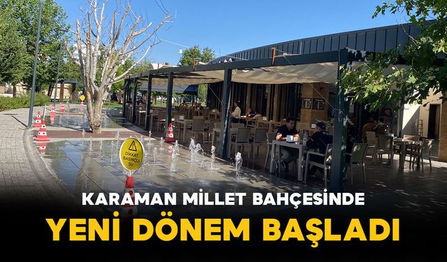 Karaman Millet Bahçesi'nin İşletmesi Devredildi!