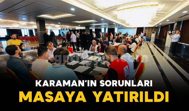 Karaman'da "Sosyal Sorunlar" çalıştayı düzenlendi