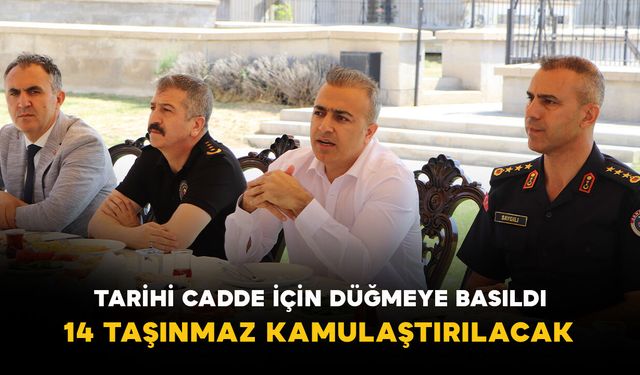 Karaman'da tarihi cadde için düğmeye basıldı: 14 taşınmaz kamulaştırılacak