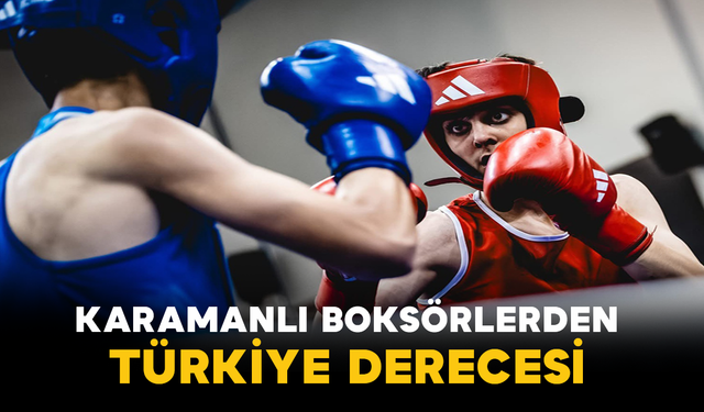 Karamanlı Boksörlerden Türkiye Derecesi