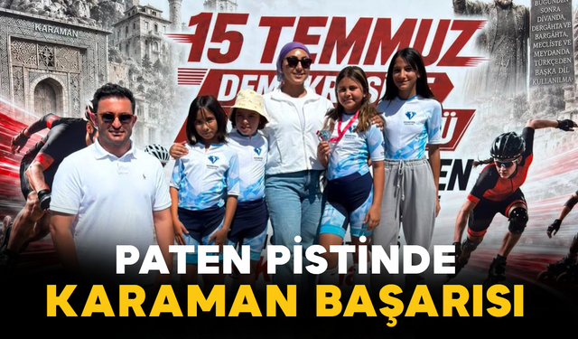 Paten Pistinde Karaman Başarısı