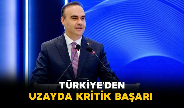 Türkiye'den Uzayda Kritik Başarı
