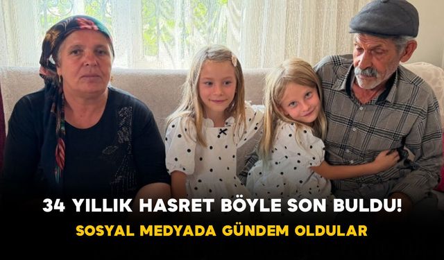 34 Yıllık Hasret Böyle Son Buldu! Sosyal Medyada Gündem Oldular