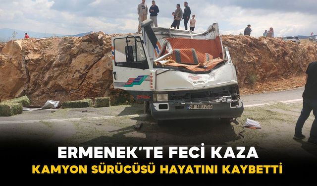 Ermenek’te Kamyonet Bariyerlere Çarptı: 1 Ölü