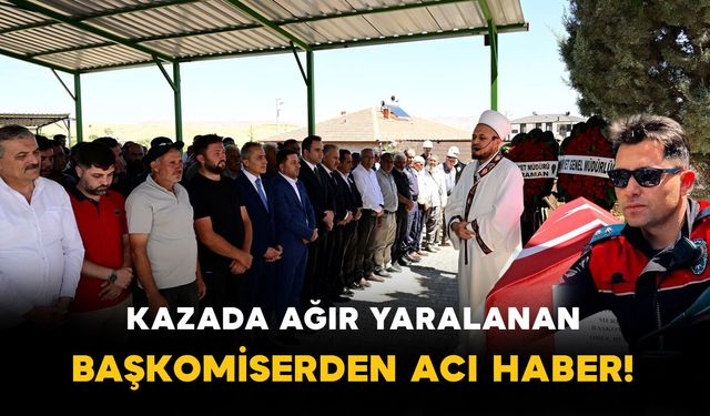 Kazada Ağır Yaralanan Başkomiser Bülbül'den Acı Haber