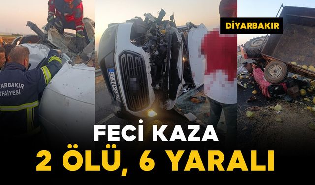 Minibüs ile traktör çarpıştı: 2 ölü, 6 yaralı